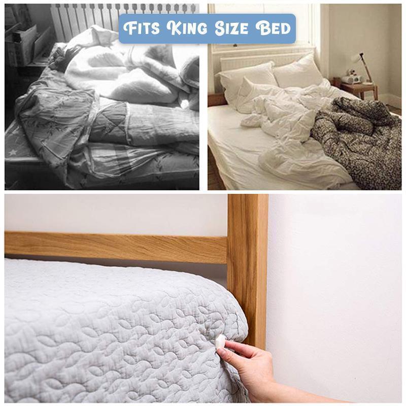 Bed Sheet & Blanket Elastic Non-slip Clip/gripper 4pcs/set