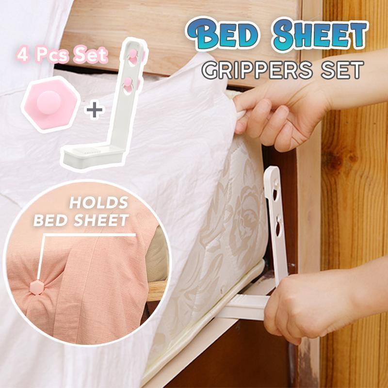 4 Pcs Fitted Sheet Clips Bedding Straps Sheets Bed Sheet Grippers
